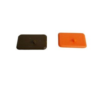 GI Joe Base Stands 1984 Brown and 1992 Orange Vintage Action Figure Accessory